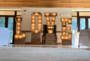 Light - Up -Letters - Wales - Rustic - love - Letters